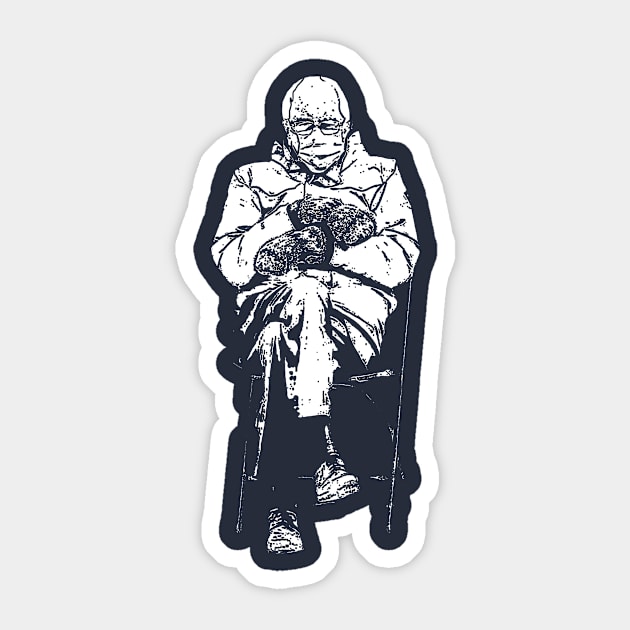 Cold Bern (white) Sticker by BradyRain